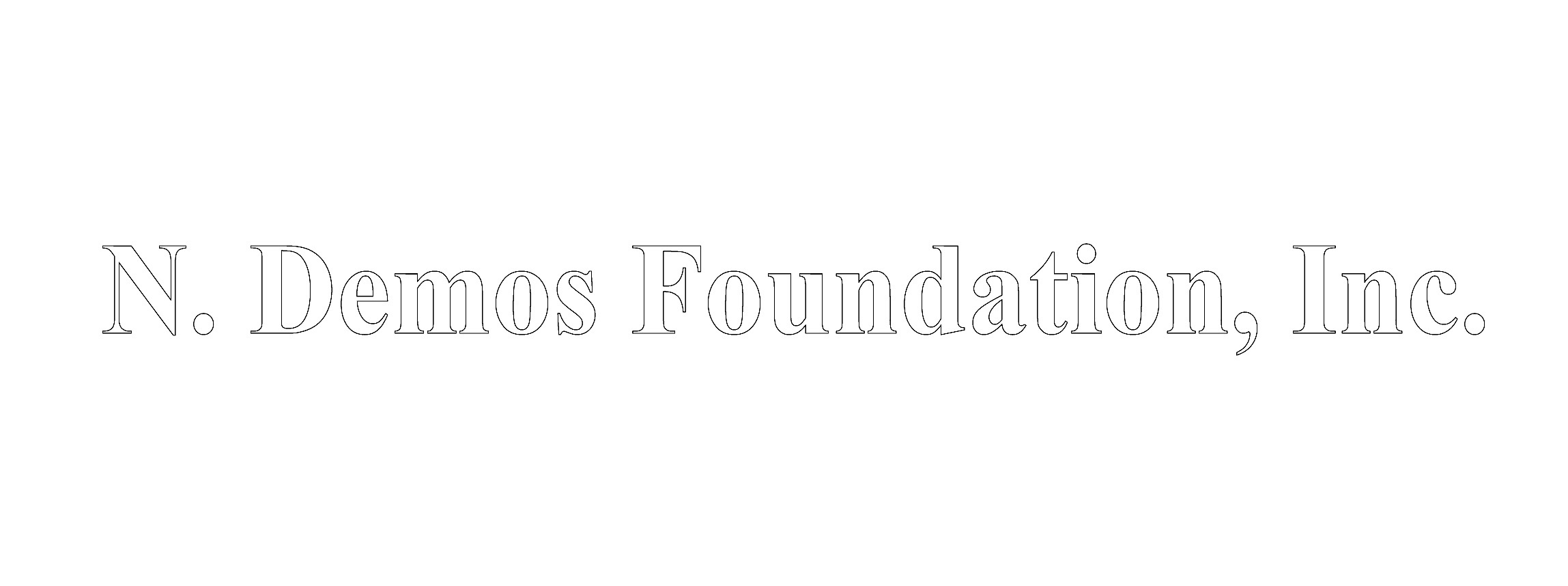Logo of N. Demos Foundation Inc.