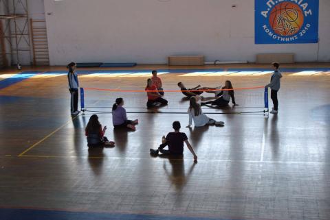 Demonstration of Paralympic sport at the 4th gymnasium of Komotini