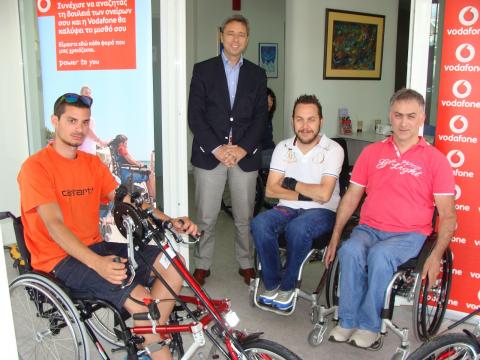 In the photo are : Petros Euaggelinos, Dimitris Missas-Multiregional Manager, Alexander Taxildaris- President of Perpato 