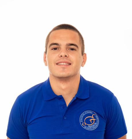young man wearing a perpato uniform